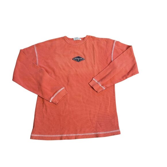 Provincetown Spirit Activewear Orange Long Sleeve Unisex Heavy T shirt Size S - Picture 2 of 7